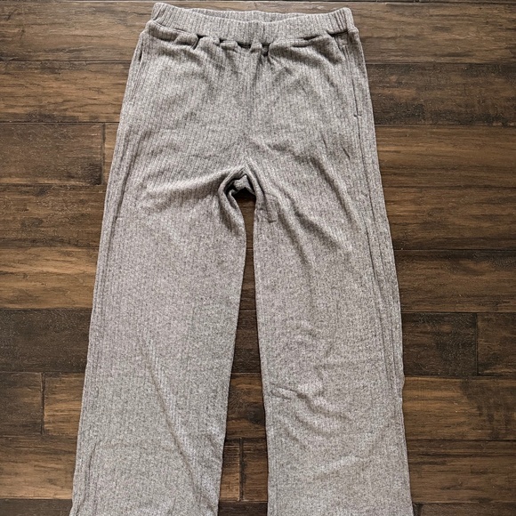 Johnny Was Pants - JOHNNY WAS Calme Cozy Ribbed Gray Lounge Ankle Pant Sz M NWT $190!!